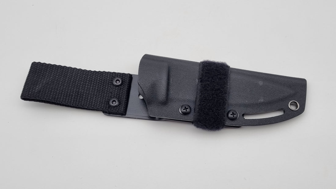 Kydex Messerscheide für Luchs Birkenrinde/Titan inkl. Teklok und 2 Klettstreifen