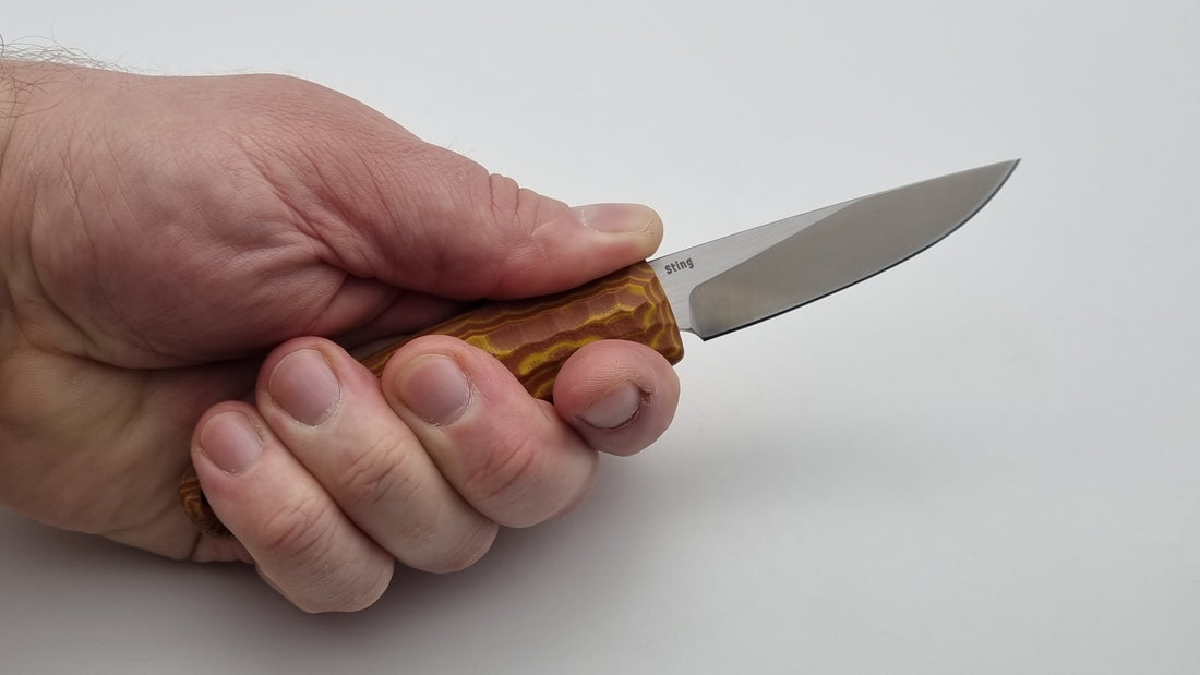 Sting JARS Neckknife EDC Messer Stahl Sandvik 14C28N 60HRC