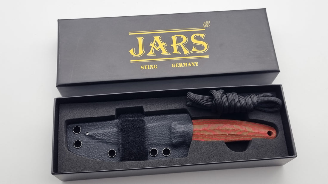 Sting JARS Neckknife EDC Messer Stahl Sandvik 14C28N 60HRC