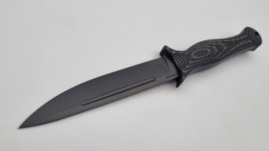 Sarmat JARS Messer | Micarta-Griff | DLC Beschichtung | Tactical Knife Jagd Outdoor Messer