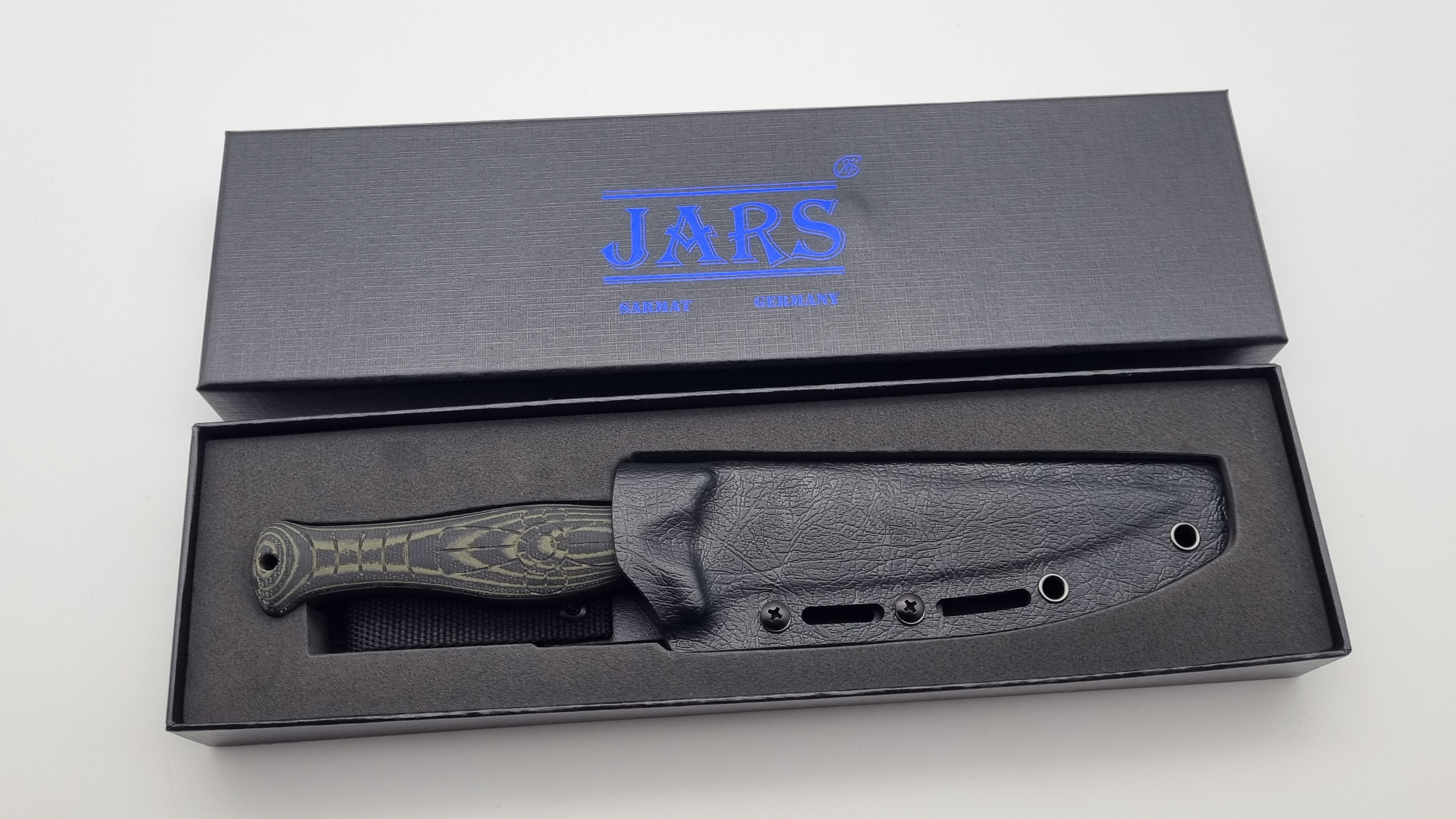 Sarmat JARS Messer | Micarta-Griff | DLC Beschichtung | Tactical Knife Jagd Outdoor Messer
