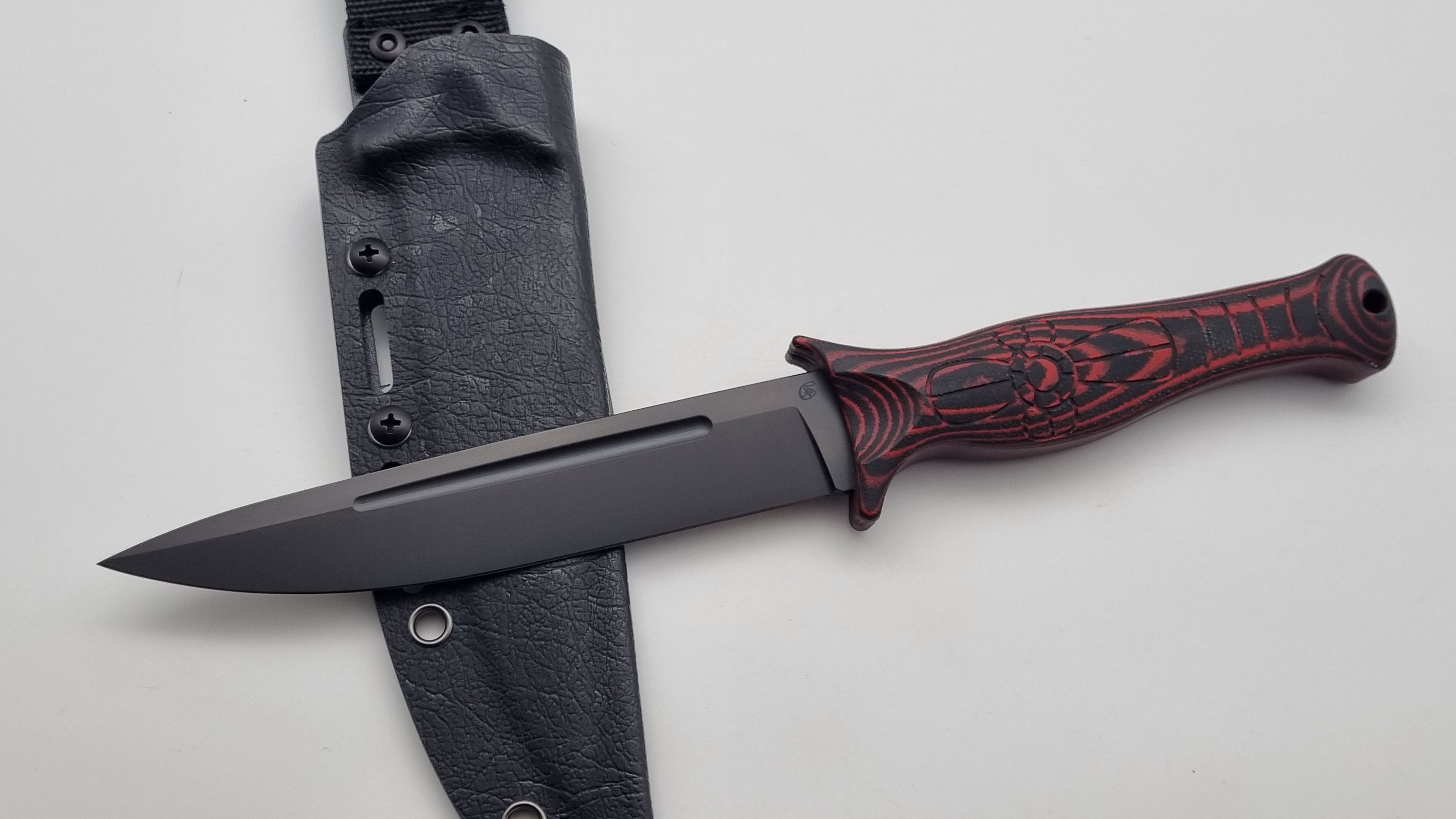Sarmat JARS Messer | Micarta-Griff | DLC Beschichtung | Tactical Knife Jagd Outdoor Messer