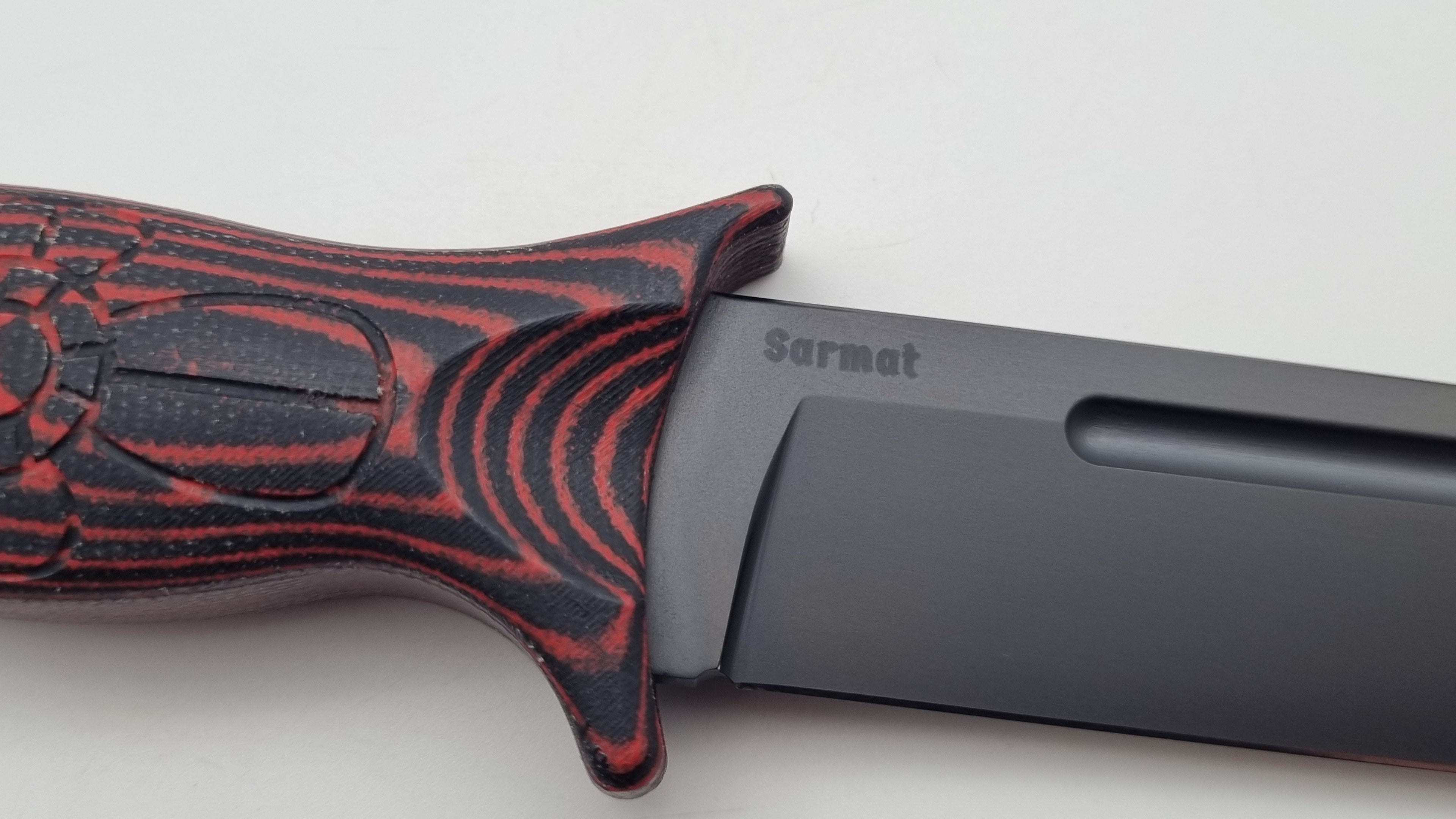 Sarmat JARS Messer | Micarta-Griff | DLC Beschichtung | Tactical Knife Jagd Outdoor Messer