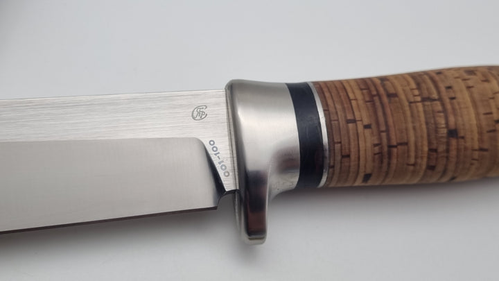 Kuguar JARS Ltd. Edition | Bowie Messer mit Birkenrinde & Titan | Jagd & Outdoor
