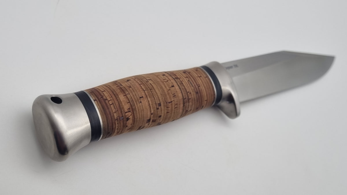 Kuguar JARS Ltd. Edition | Bowie Messer mit Birkenrinde & Titan | Jagd & Outdoor