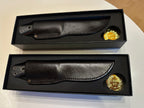 BBC Bock Bowie Compact JARS 96 Limited Edition Elmax Micarta Geformte Lederscheide